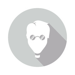 Icon of the priest with glasses