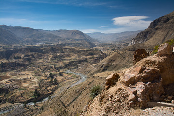 Peru Travel Cola Canyon View
