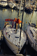 yacht basin, marina of Barcelona