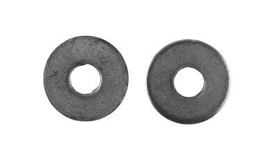 metal washer isolated on white background