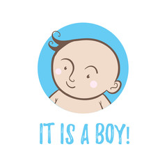 Little kid, toddler. hand drawn style vector doodle design illustrations.