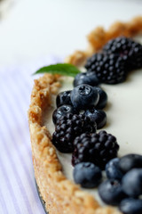 Half of cheesecake