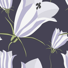 Bright modern floral pattern vector seamless
