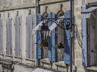 Fototapeta na wymiar French windows in Provence, South of France