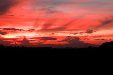 Clouds and blue sky Abstract background.