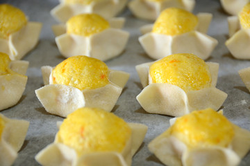 Sardinian sweets/ The Pardulas before cooking