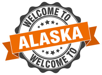 Alaska round ribbon seal