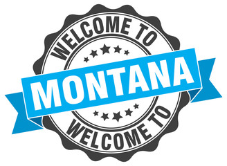 Montana round ribbon seal