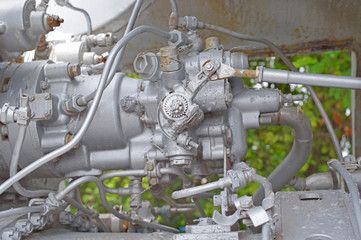 Excavator pressure pipes system
