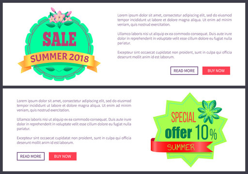 Set Posters Online Push Button Discount Off Summer