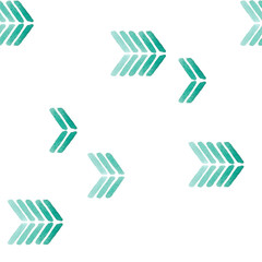 Watercolor seamless hand drawn pattern in minimalist style