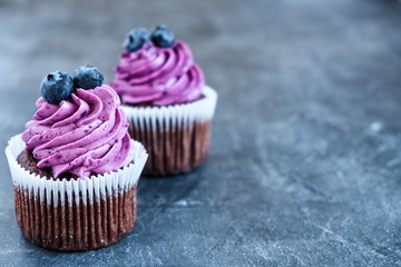 blueberry cupcakes