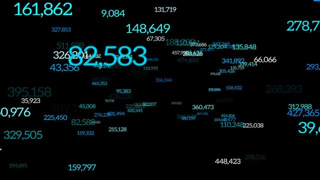 flying numbers business overlay