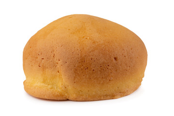 baked bread isolated on a white background