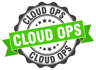 cloud ops stamp. sign. seal