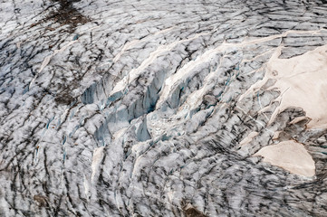 Detail of mountain landscape. Beautiful spring view at Grossglockner High Alpine.