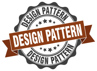 design pattern stamp. sign. seal