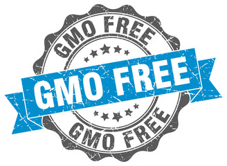 gmo free stamp. sign. seal