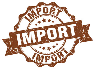 Obraz premium import stamp. sign. seal