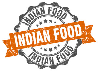 Fototapeta premium indian food stamp. sign. seal