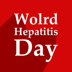 Illustration of World Hepatitis Day awareness background 