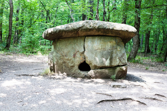 prehistoric Shapsugsky Dolmen in Shapsugskaya zone