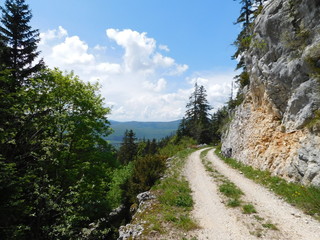 montagne route chemin paysage