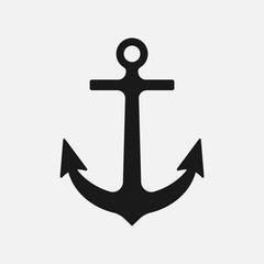 Ancor icon isolated on white background. Vector illustration. © brovkoserhii