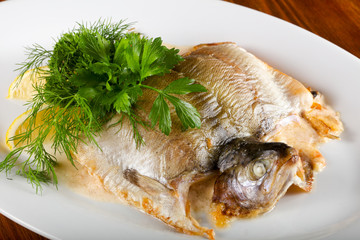 Stuffed trout