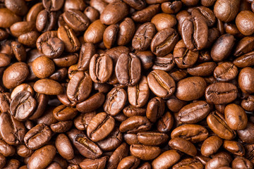 Roasted coffee beans