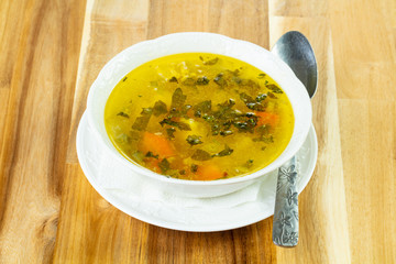 Light minestrone soup