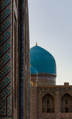 Madrasah at Registan square in Samarkand, Uzbekistan