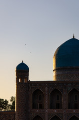 Madrasah at Registan square in Samarkand, Uzbekistan - obrazy, fototapety, plakaty