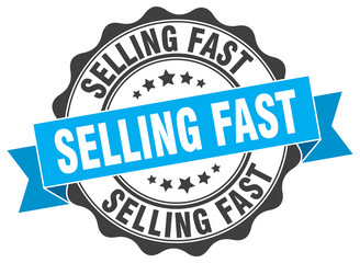 Fototapeta premium selling fast stamp. sign. seal