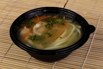Tasty chicken udon