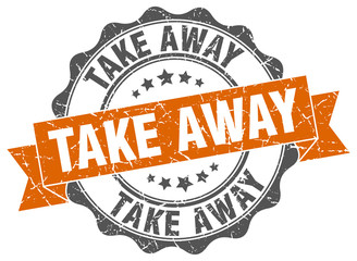 Obraz premium take away stamp. sign. seal