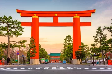 Foto op Plexiglas anti-reflex Heian Shrine Kyoto Japan © SeanPavonePhoto