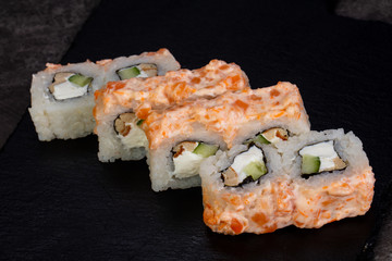 Japanese roll with prawn