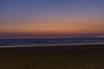 Obraz premium sunset on the Atlantic ocean