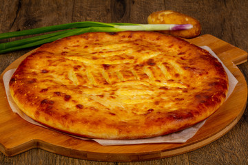Homemade Ossetian pie
