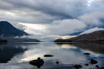 Mountain lake, Russia, Siberia, Buryatiya, Froliha.