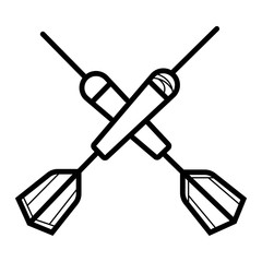 DartBoard icon vector