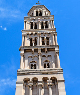 Chutch tower in Split city, Croatia