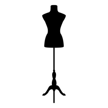 Fashion sewing mannequin. Vector illustration II.
