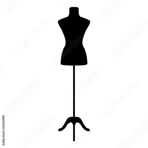 "Fashion sewing mannequin. Vector illustration." fichier vectoriel