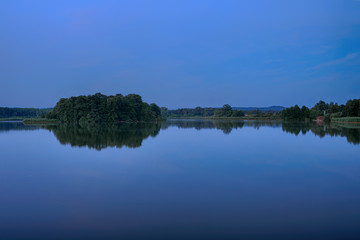 Zabakor - pond and nature reserve, north-east of Czech Republic