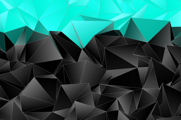 Obraz premium Triangular 3d, modern background