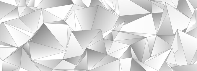 Obraz premium Triangular 3d, modern background