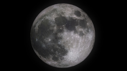 Big moon in its full phase.