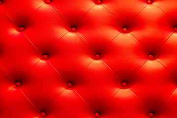 Red color sofa texture